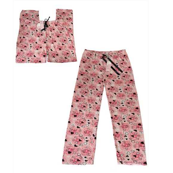 Mayfair Other - Mayfair Women’s Lounge Pants Pajama Bottom  Drawstring Hearts 2XL  Ladies Plus